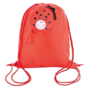 Gadżety reklamowe: foldable backpack ladybug
