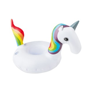 Inflatable can holder unicorn