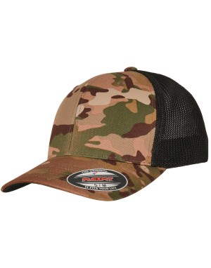 Czapka z daszkiem Multicam Trucker Mesh, Flexfit 6511MC