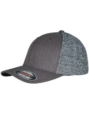 Czapka z daszkiem Flexfit Trucker Melange Mesh, Flexfit 6511MM