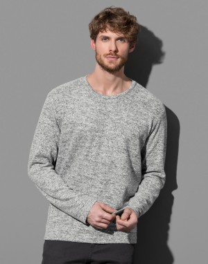 Męska dzianinowy sweter z długim rękawem , Stedman ST9080