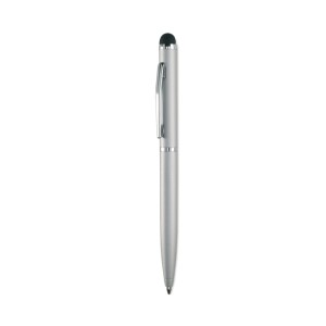 Metal pen with silicone tip