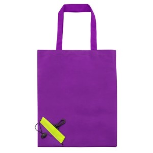 Gadżety reklamowe: aubergine folding shopping bag