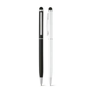 Gadżety reklamowe z logo dla firmy (ZOE BK. Ball pen with touch tip in aluminium)