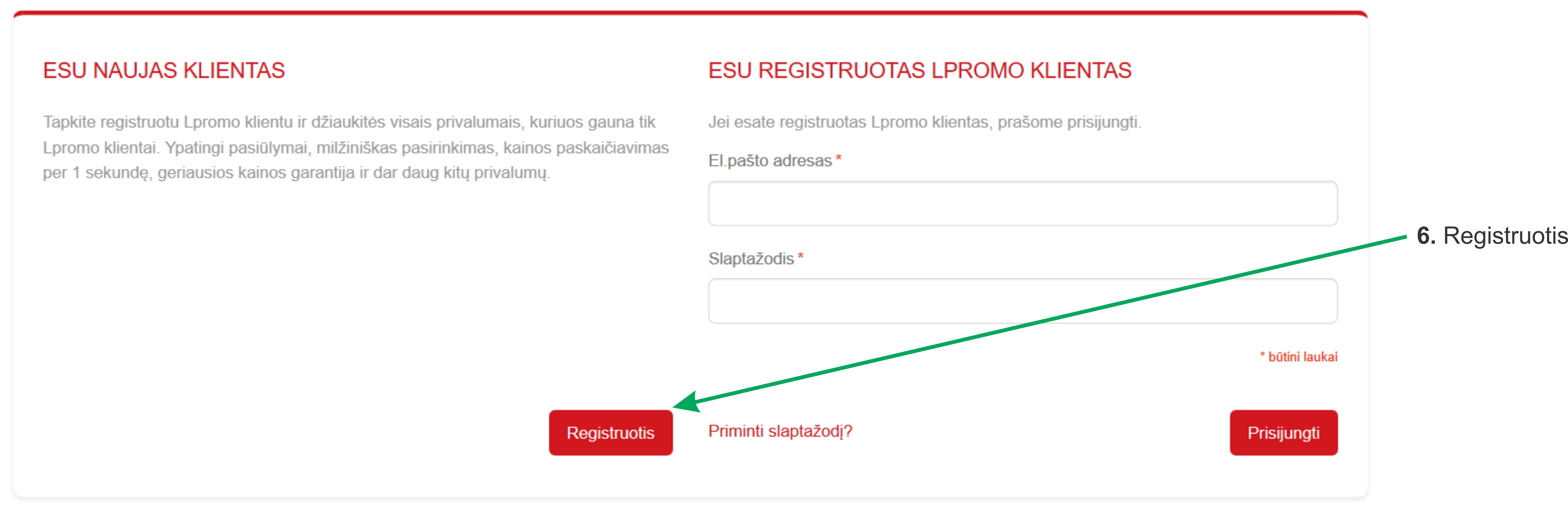 Tapti nauju Lpromo klientu
